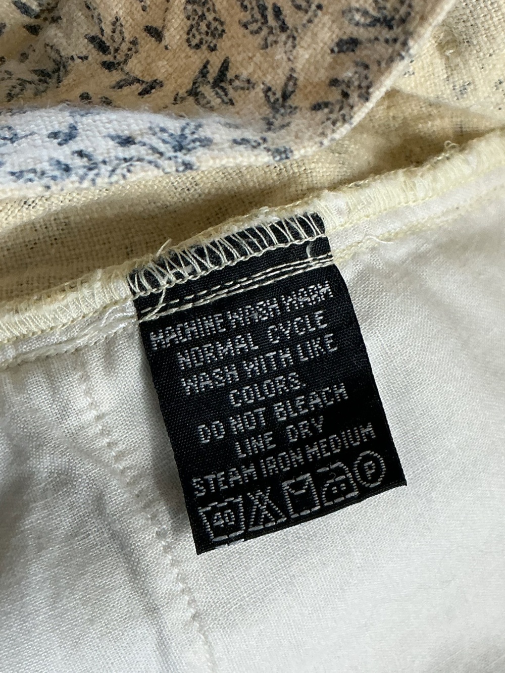 Ralph Lauren Cream Micro-Print Straight Leg Jeans - Picture 7 of 8